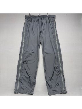 Marmot Men's PreCip Full Zip Rain Pants Gray XL Hardshell Waterproof Like New